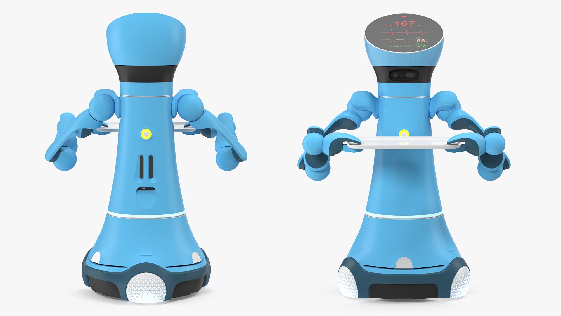 Medical Service Robot 3D model preview