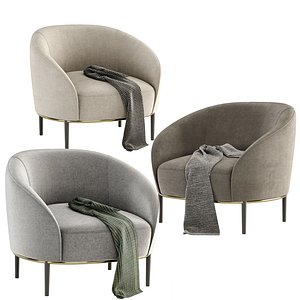 Yoisho armchair by Potocco 3D model