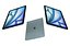 Apple iPad Air 13 2024 All Colors Low Poly 3D model