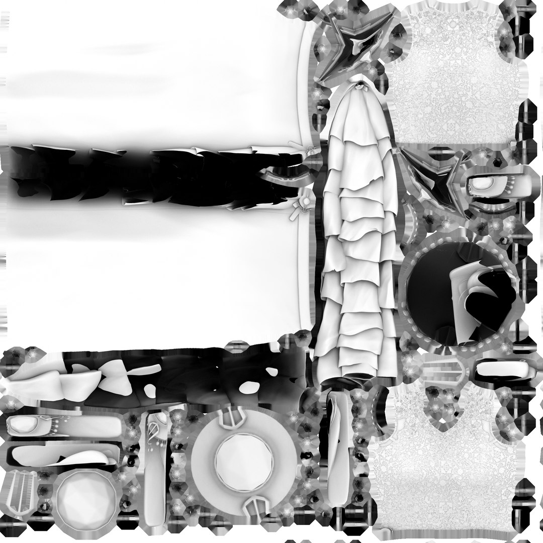 3d-blue-cocktail-dress-turbosquid-1975001