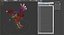 brown hen rigged 3d max