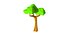 Cartoon Tree 3D model