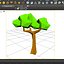 Cartoon Tree 3D model