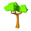 Cartoon Tree 3D model