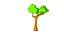 Cartoon Tree 3D model