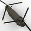 ch-47 chinook transport helicopter 3d model