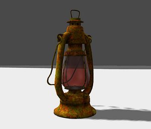 x old oil lantern