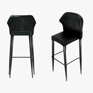 Black Bar Stool