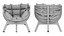 Parametric chair on three legs