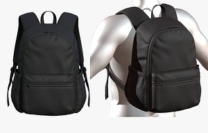 fashion bag backpack 3D