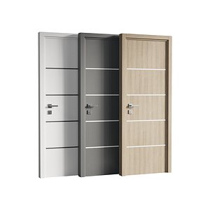 MODERN INTERIOR DOOR 12 3D