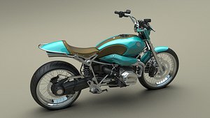 bike custom moto 3D model