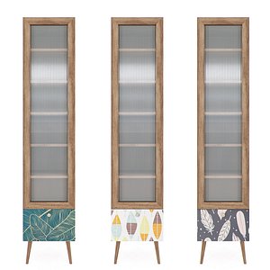 3D Sideboard Berber single door with drawer model