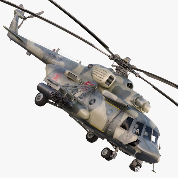 terminator helicopter mi-8 3d model