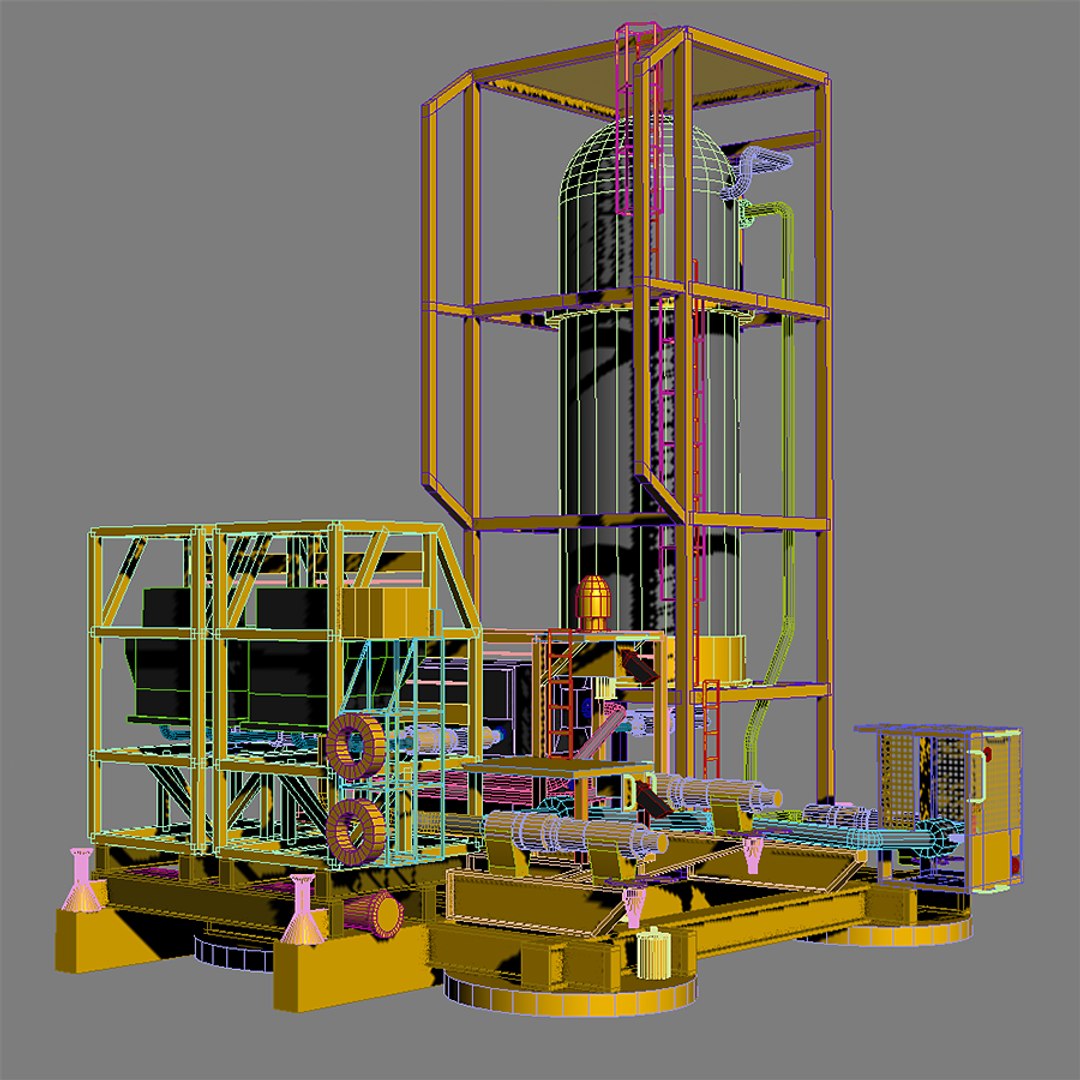 Subsea Offshore Modules 3d Model