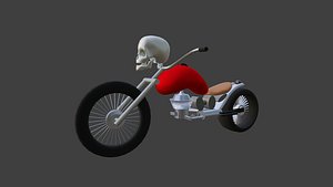 skull bike model