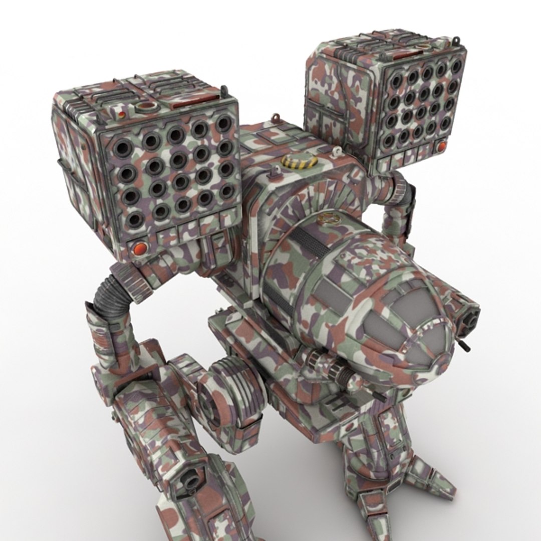 3d Mechwarrior Robot Model