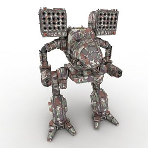 3d mechwarrior robot model