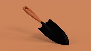 Potting Trowel with Wooden Handle