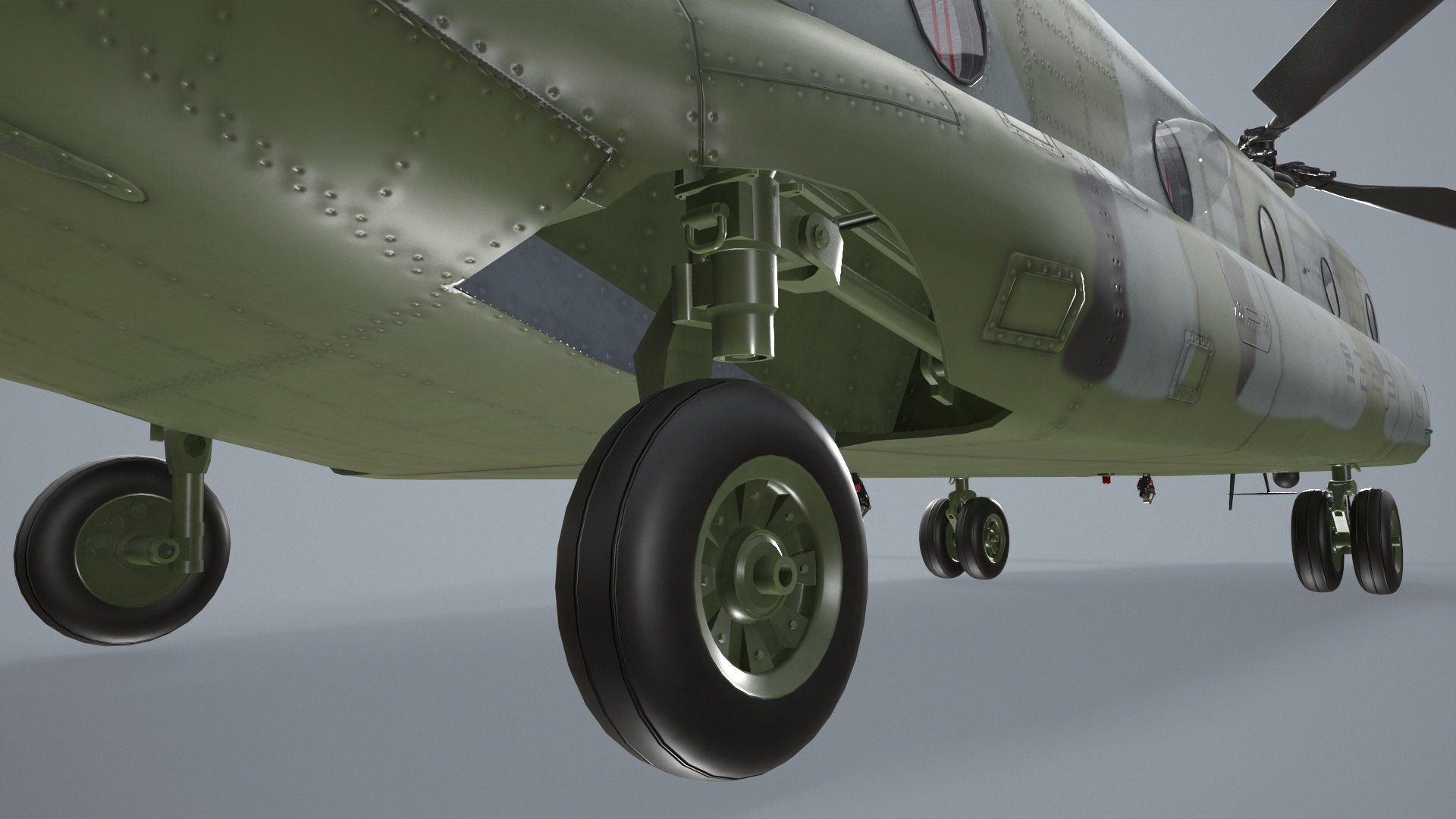 CH-47 Chinook Korean Army Basic Animation 3D model - TurboSquid 2169362