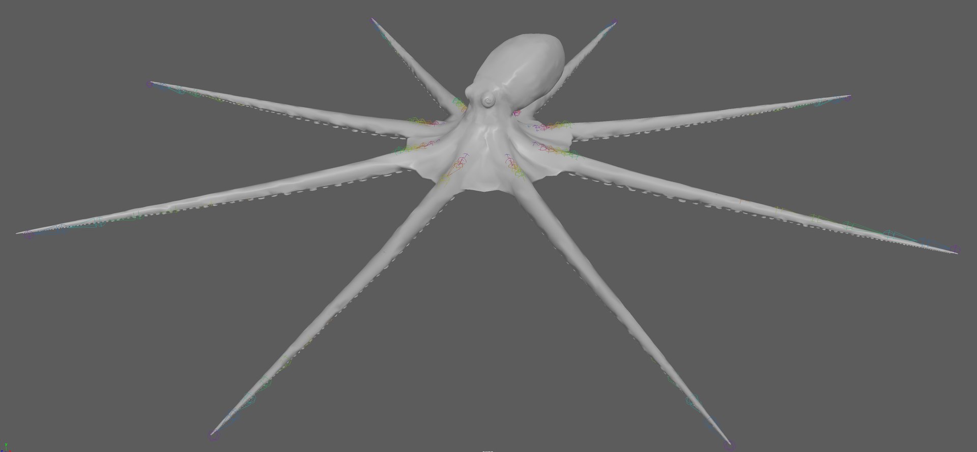 3D Octopus Rigged - TurboSquid 1881007