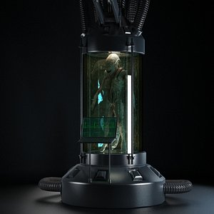 Sci Fi Cryo Chamber 1