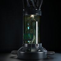 Sci Fi Cryo Chamber 1