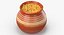 Ceramic Pot With Whole Wheat