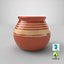 Ceramic Pot With Whole Wheat
