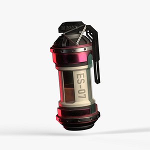 Sci-Fi Grenade 02 3D model