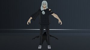 3D Mahito low-poly model
