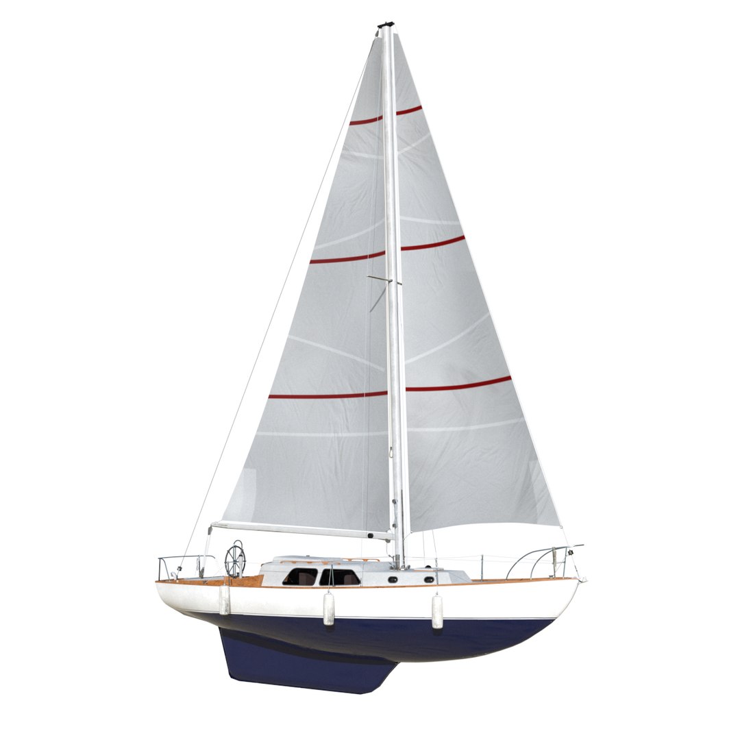 Sailboat Sail Boat 3D Model - TurboSquid 1532378