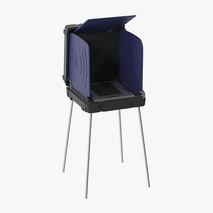 voting machine 3d obj