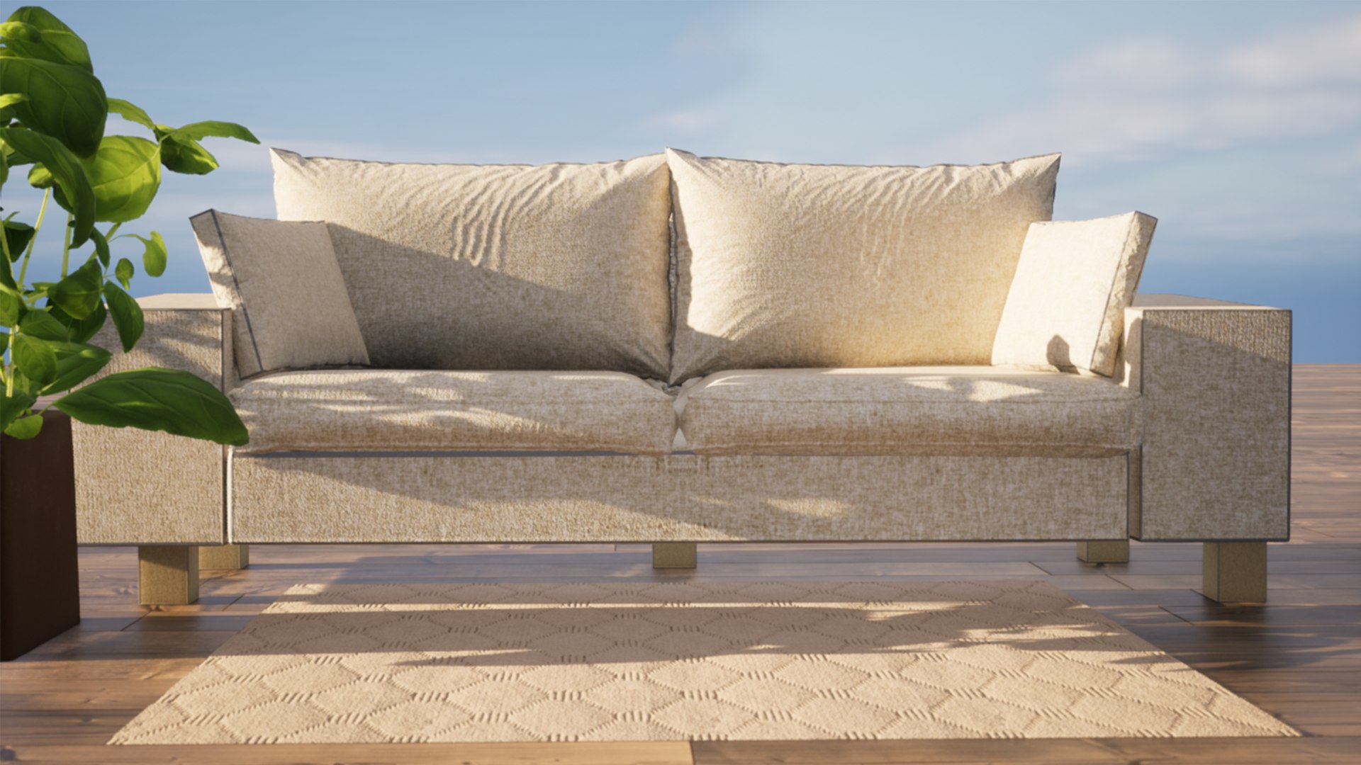 Photorealistic Interior Couch Model - TurboSquid 2020860