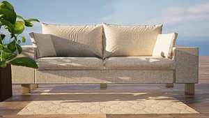 Photorealistic Interior Couch model