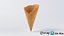 Realistic Waffle Cone 3D model