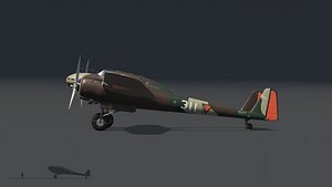 fokker mercury 3D model