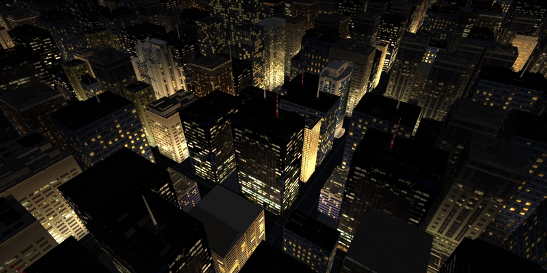 lwo building night rendering