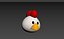Prop130 Chicken Head