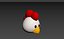 Prop130 Chicken Head