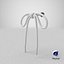 3D model Shoelace 3v White PBR