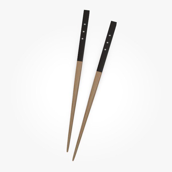 3d chopsticks model