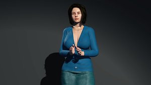 3D Businesswoman