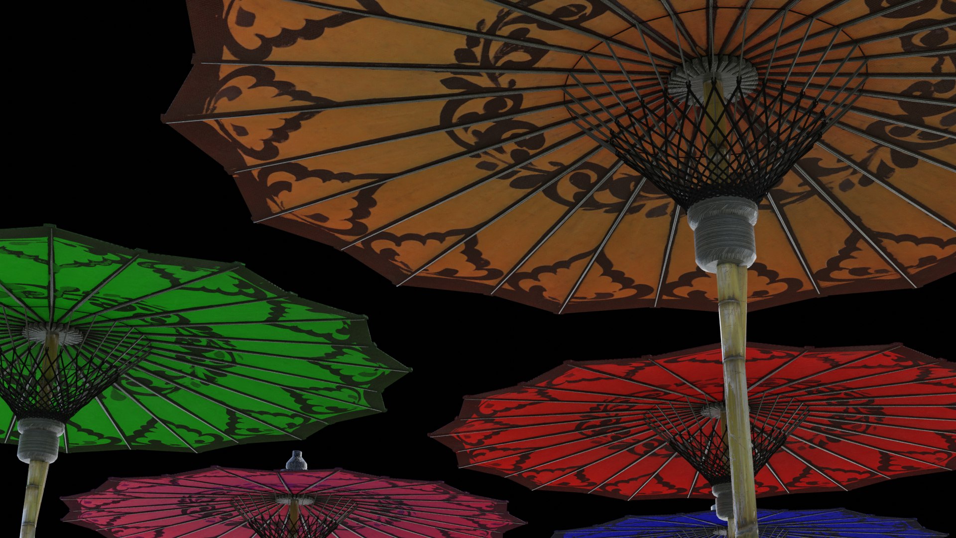 Pathein Sun Umbrella Myanmar Model - TurboSquid 1692311