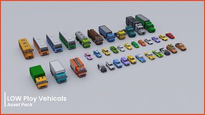 3D model Vehicles Asset Pack