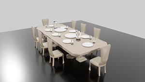 Dining table and chair set