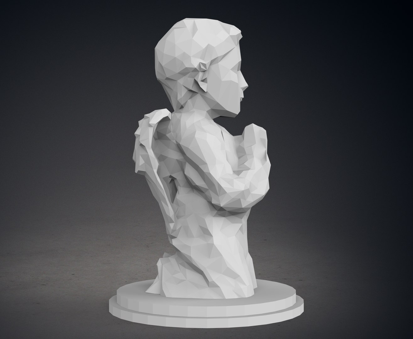 Low Poly Praying Angel Statue 3D model https://p.turbosquid.com/ts-thumb/Tg/cLoVhB/yA/z07/jpg/1715264386/1920x1080/fit_q87/6d45828cdbcd559b5a21cee96069959fbb9b94f4/z07.jpg