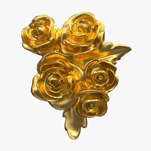 3D model Plaster Decorative Bow DS402