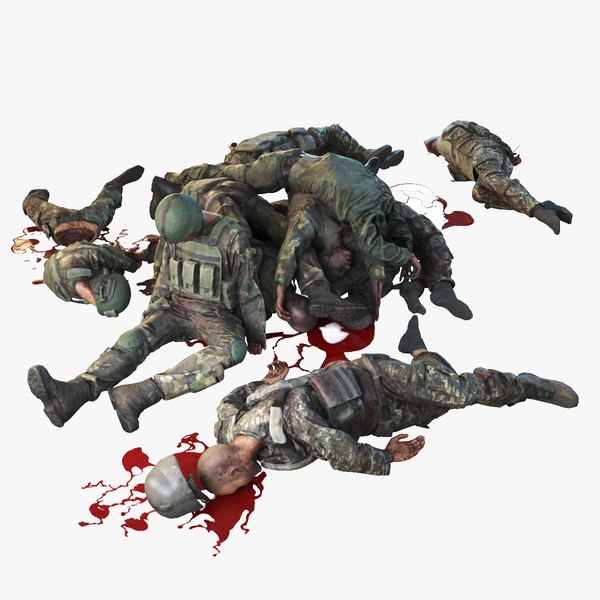 3D Модель Fallen Soldiers - TurboSquid 2070538