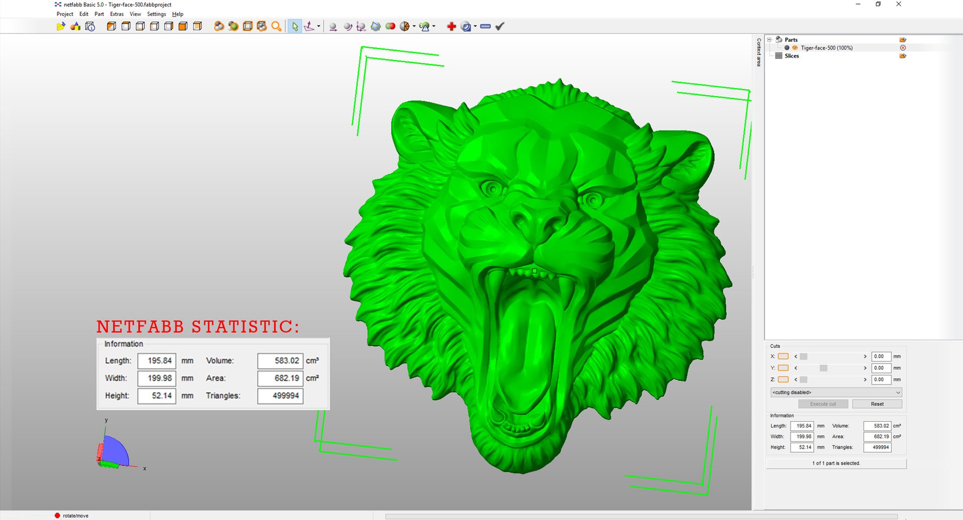 Angry Tiger Head Bas-relief 3D Model - TurboSquid 1406730